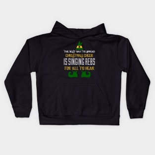 Singing The Rebs For All To Hear - Celtic Glasgow Kids Hoodie